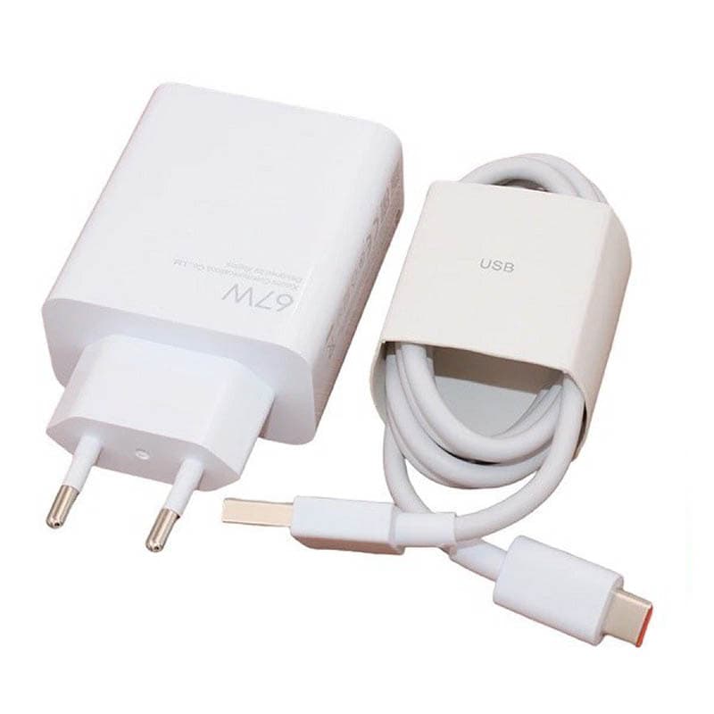 آداپتور 67 وات اورجینال شیائومی مدل MDY-12-EH همراه با کابل