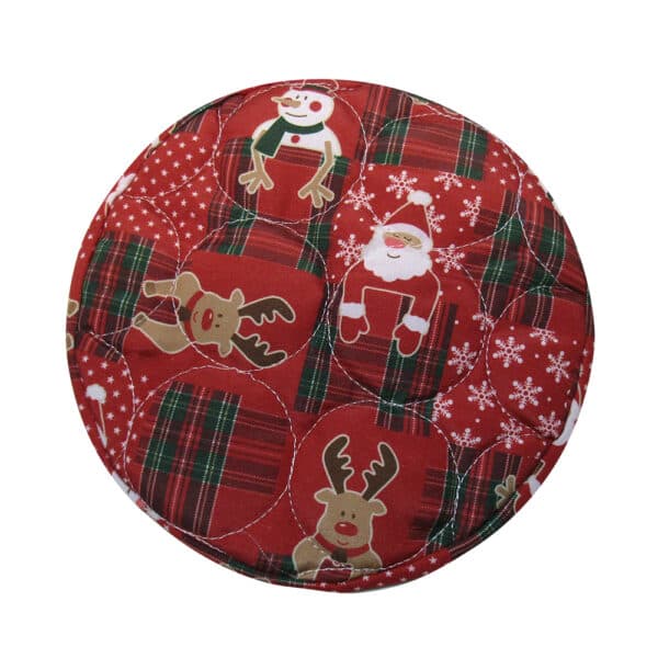 سورل دم کنی زمینه قرمز طرح آدم برفی متوسط