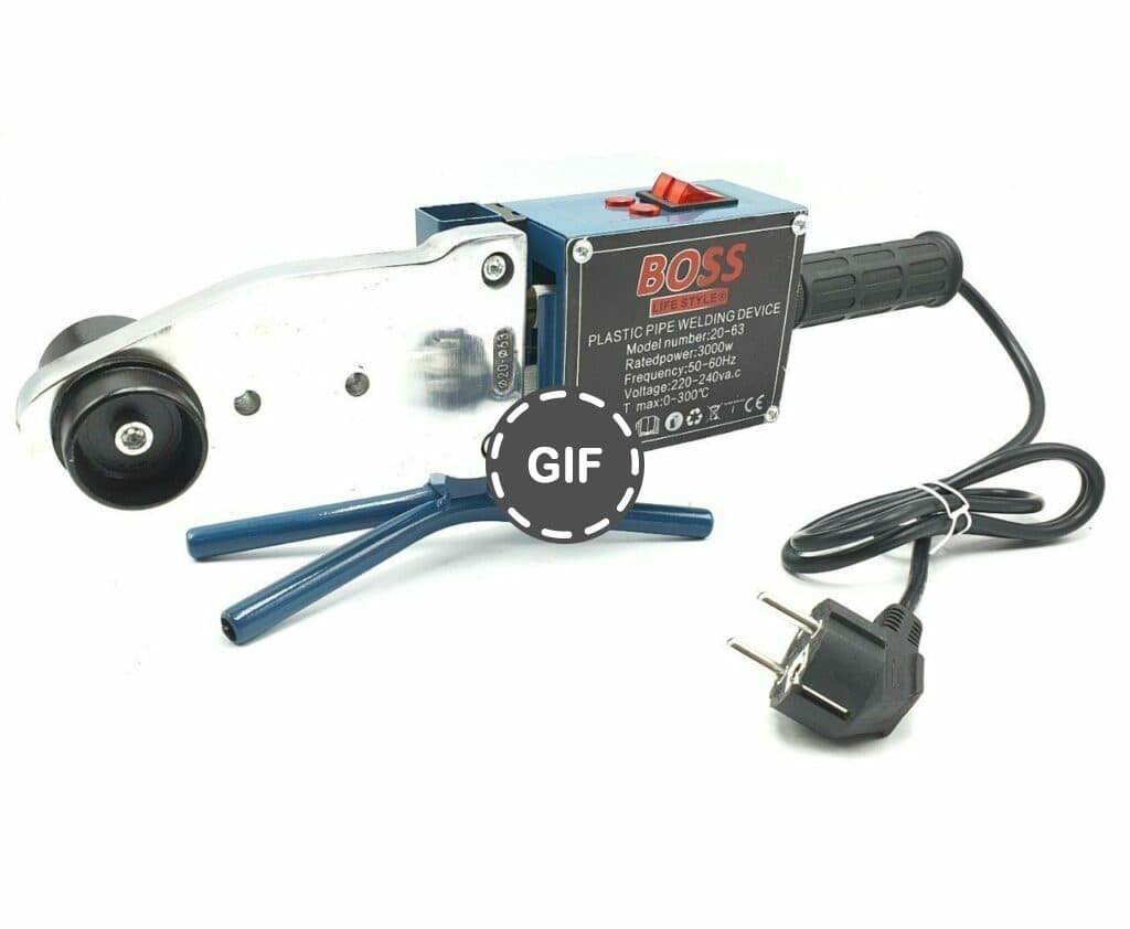 دستگاه اتو لوله دو راکت 3000 وات با لوازم کامل باس مدل 63-20