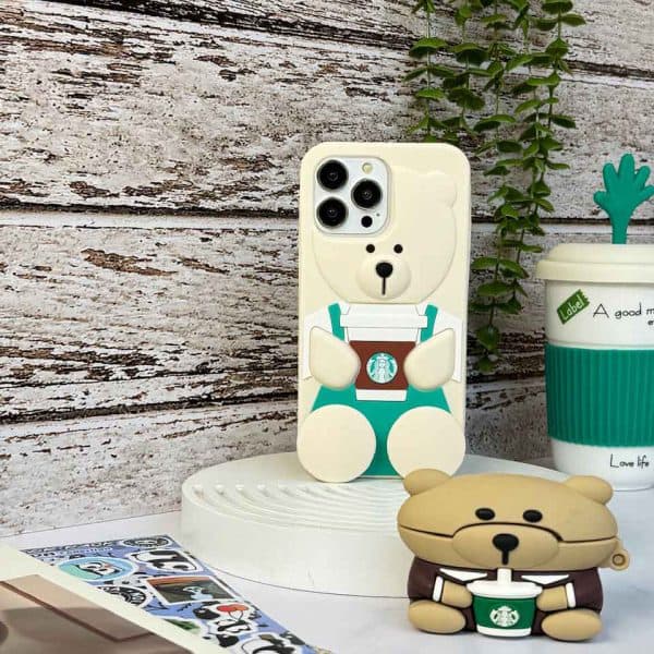 قاب خرس استارباکس سیلیکونی