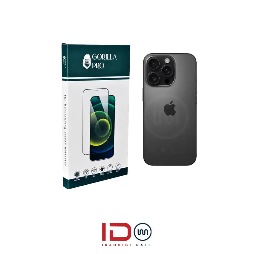 گلس و محافظ هیدروژلی (مات) بدنه گوشی اپل مدل iPhone 16 Pro