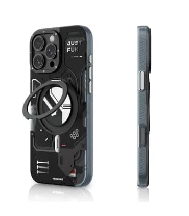 قاب یانگ کیت ایفون 16 پرو Youngkit Cyberpunk 360 rotation Ring Stand Iphone 16 Pro