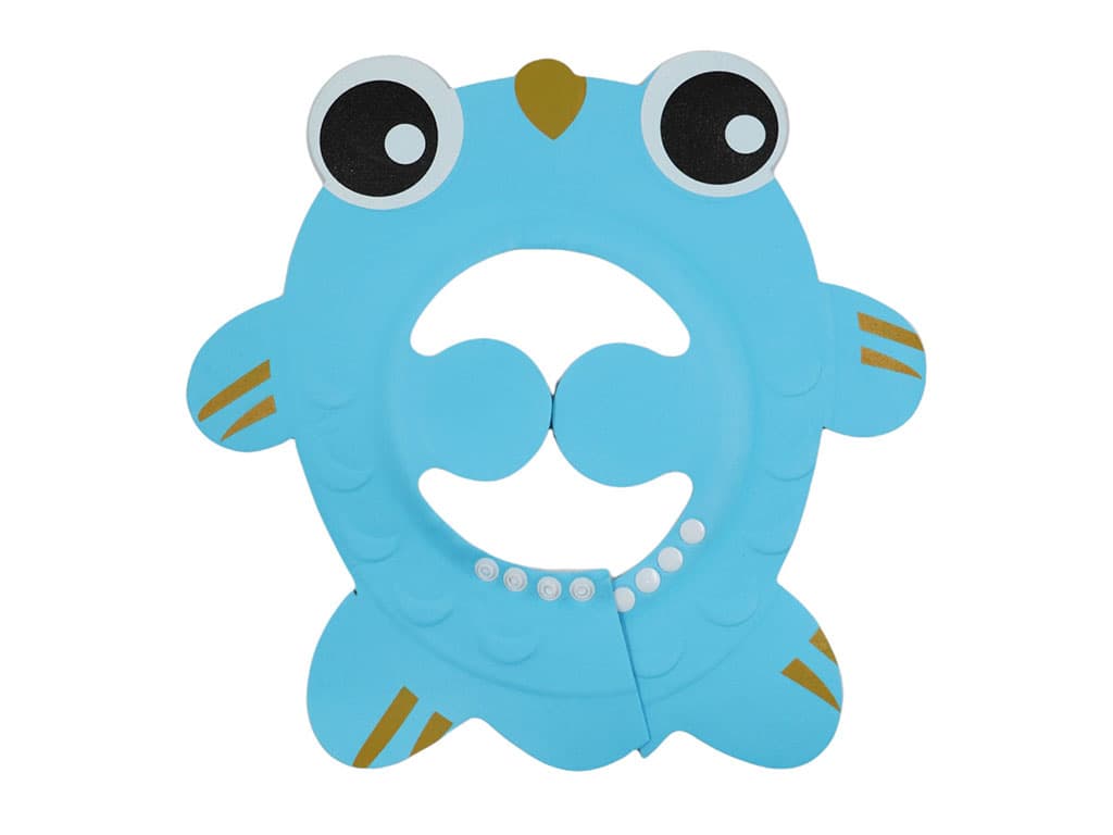 کلاه محافظ حمام نوزاد و کودک فومی طرح ماهی