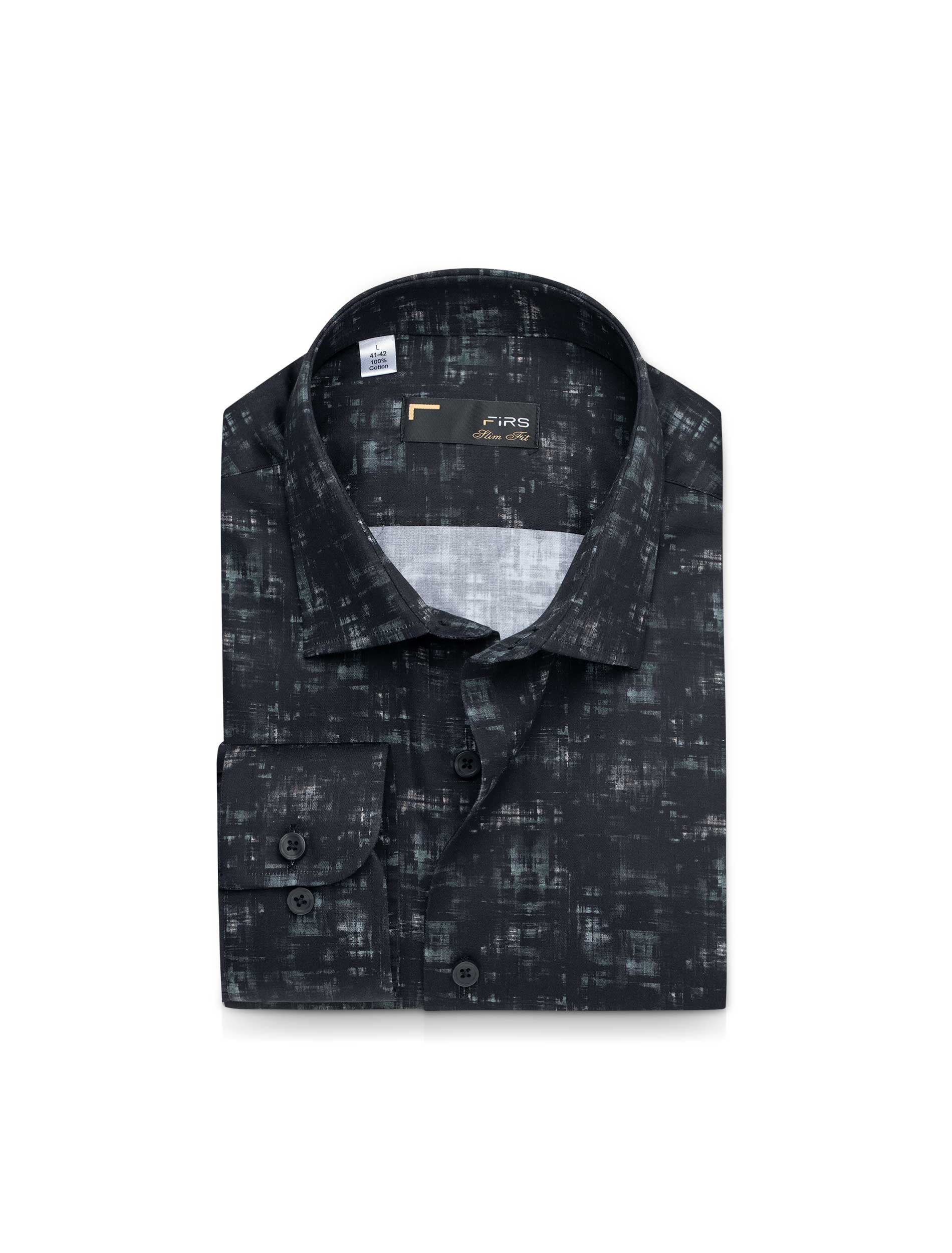 پیراهن آستین بلند طرح دار