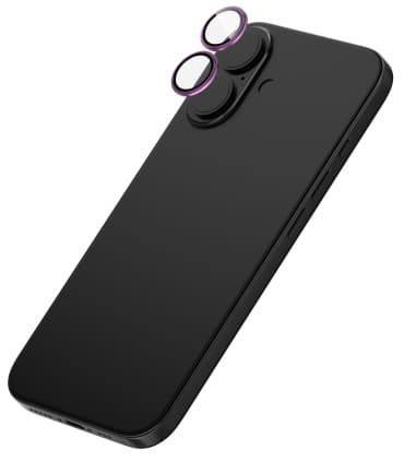 محافظ لنز دوربین زگ مدل ZAGG Premium Camera Lens Protector مناسب برای آیفون ۱۶ و ۱۶ پلاس | رنگ صورتی