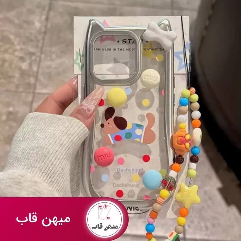 قاب گوشی آیفون hot dogs case بدون بند - کد (۷۰۳۰۶)