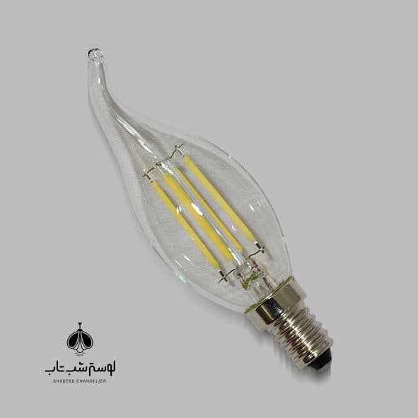 لامپ فیلامنت 4 وات اشکی مهتابی