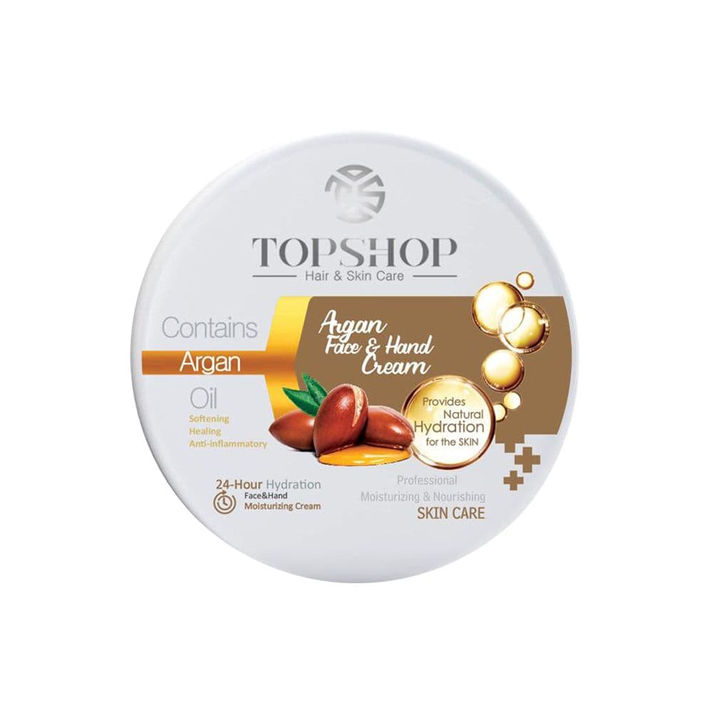 کرم مرطوب کننده تاپ شاپ مدل آرگان حجم 200 میلی لیتر