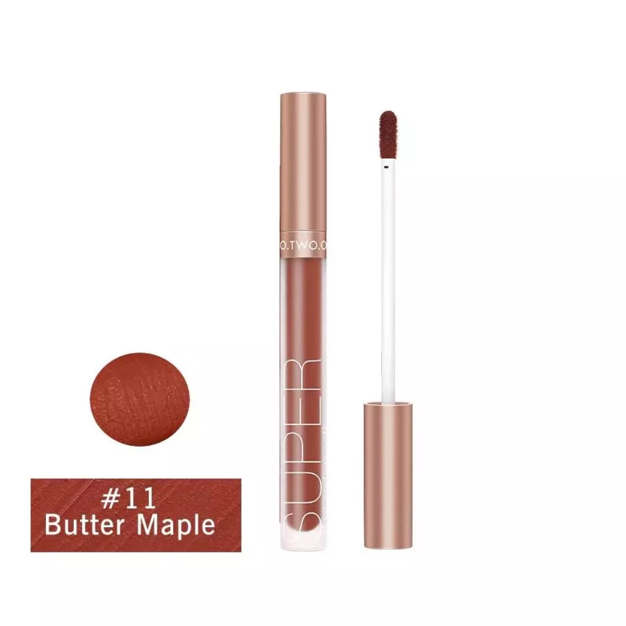 رژلب مایع سوپر مات او تو او کد11 حجم 3 میلی لیتر