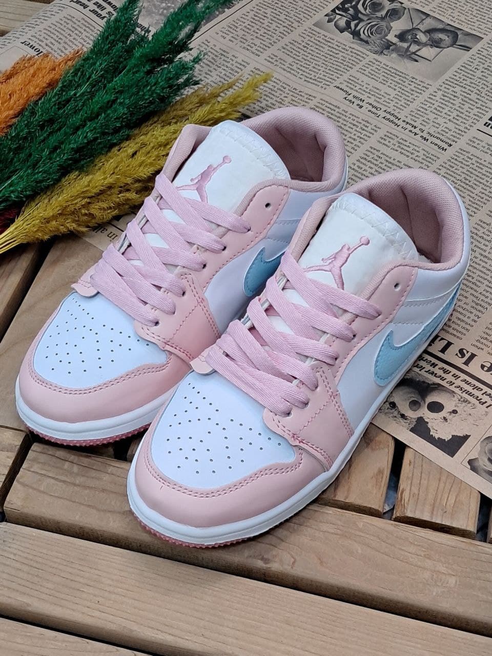 کتانی نایک پلنگ صورتی کد 003