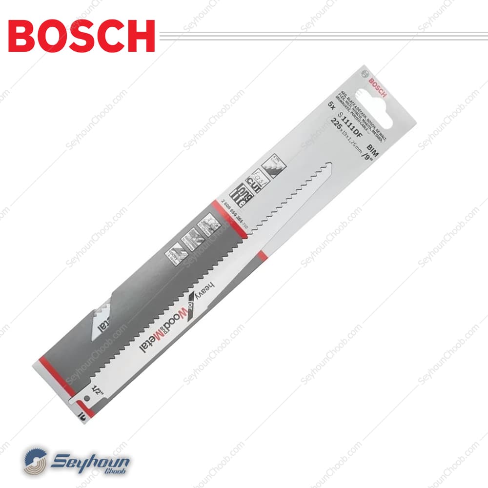 تیغ اره افقی بر بوش مخصوص برش چوب و فلز مدل BOSCH S1111F BIM