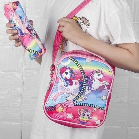 کیف دوشی دخترانه طرح اسب مدل HORSE