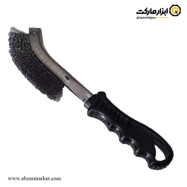 فرچه سیمی مسواکی بزرگ افشان نقره ای