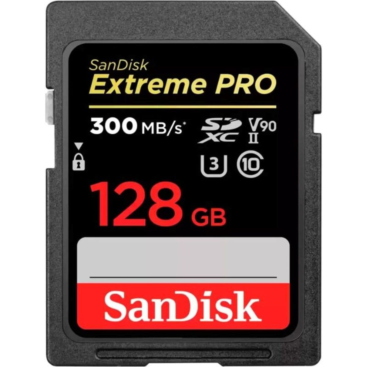 کارت حافظه SanDisk 128GB 300MB/s Extreme PRO