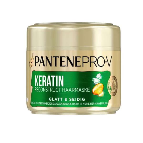 ماسک مو لخت کننده کراتین پنتن مدل glat and seidig