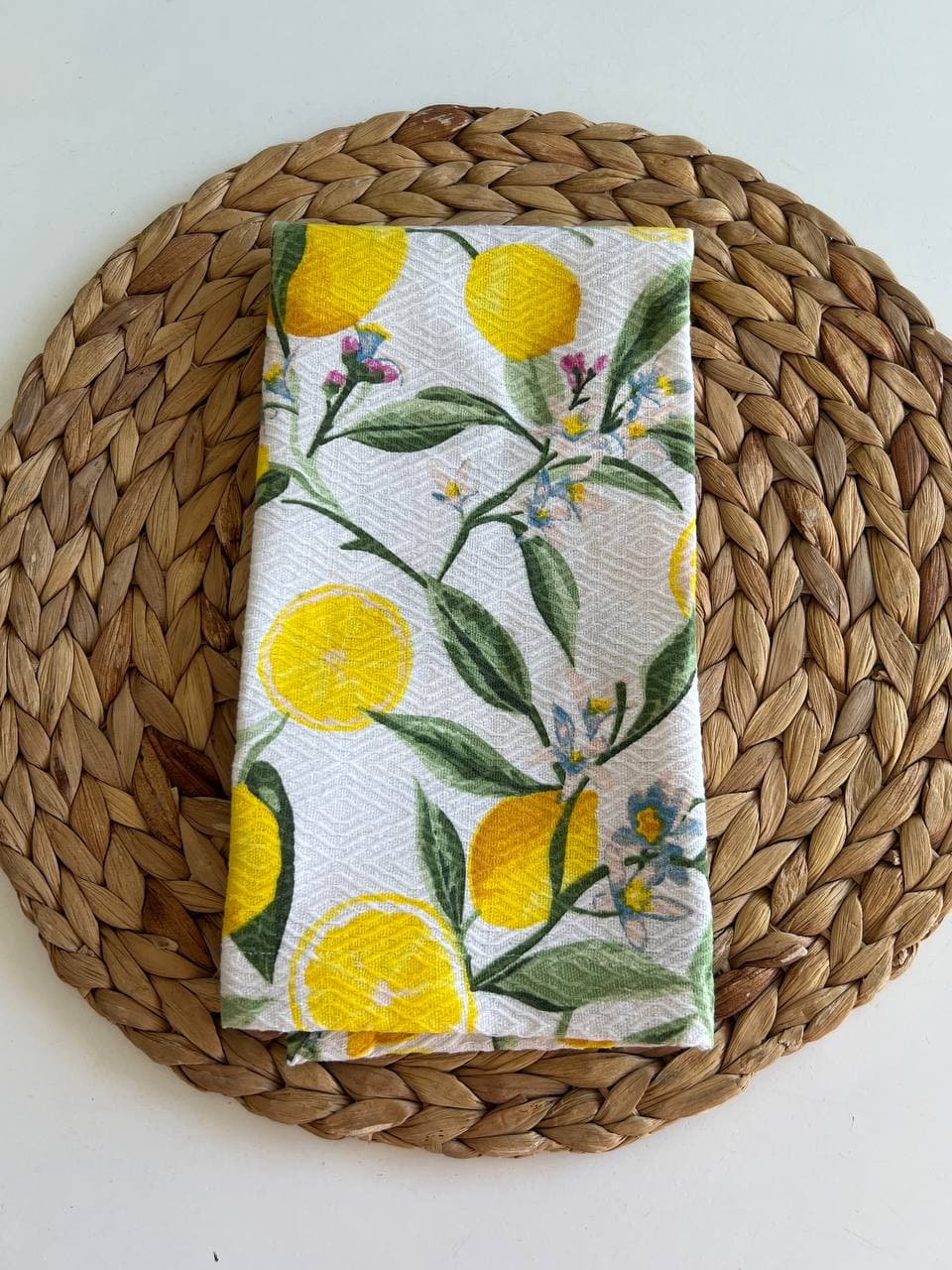 دستمال کلاسیک آشپزخانه- طرح لیمو