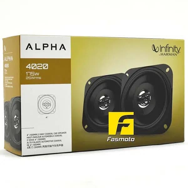 اسپیکر خودرو اینفینیتی مدل Alpha 4020 | صدای قدرتمند در ابعاد کوچک