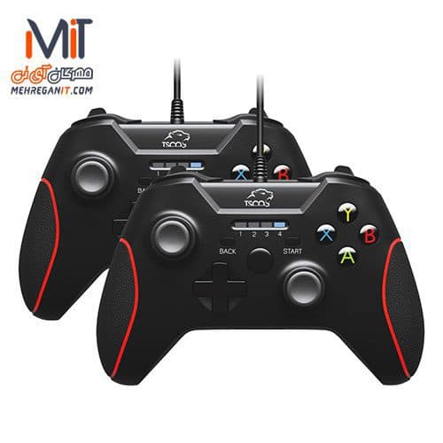 دسته بازی دوبل شوک دار تسکو مدل TG 120 X2