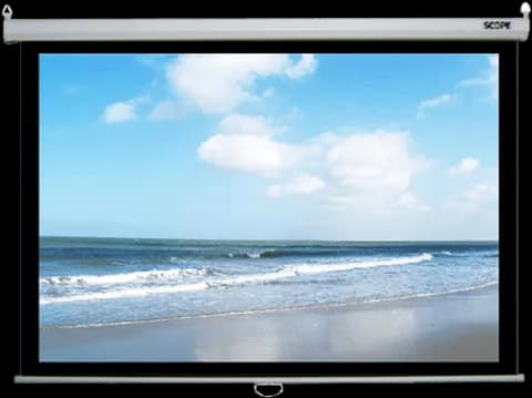 پرده نمایش آویز SCOPE سایز 150x150 سانتیمتر