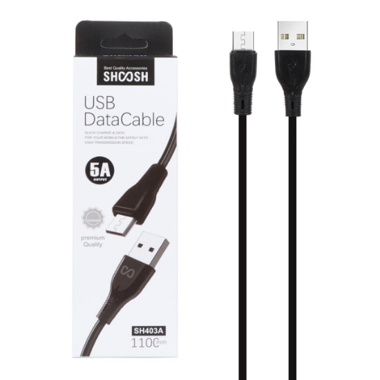 کابل تبدیل فست شارژ اندروید شوش مدل SH403A به طول 1.1 متر