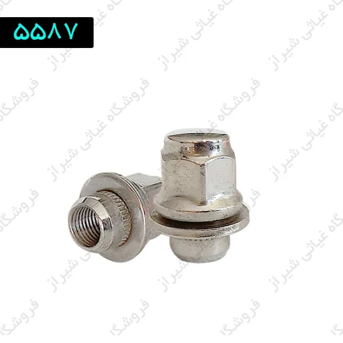 مهره چرخ واشردار 1.5×14 آچارخور 21