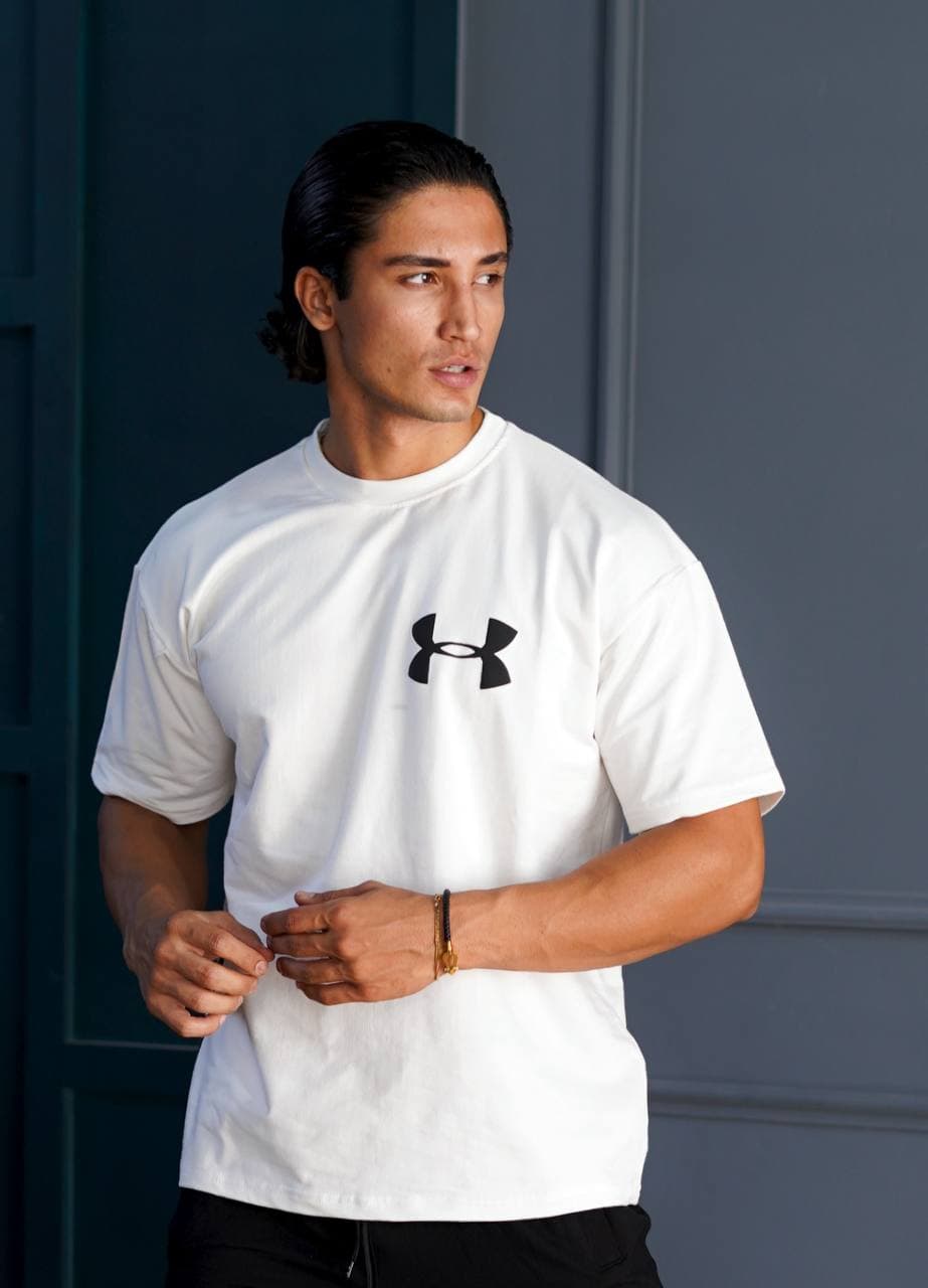 تیشرت فیتنس قواره دار مردانه آندر آرمور نخی کد ۴۰۶۱