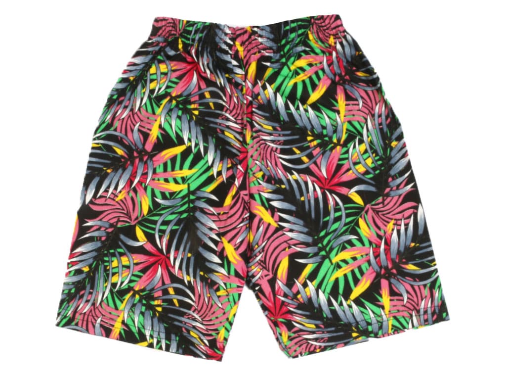 شلوارک کمرکش پسرانه طرح سرخس