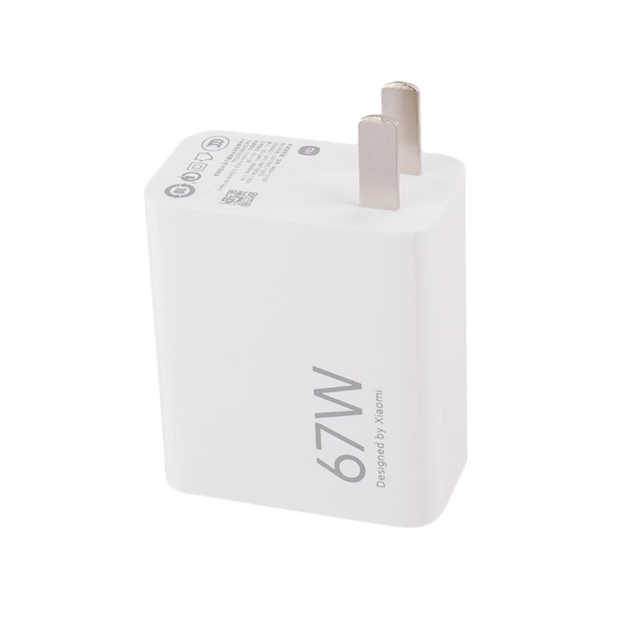 شارژر دیواری فست شارژ شیائومی 67 وات مدل MDY-12-EF