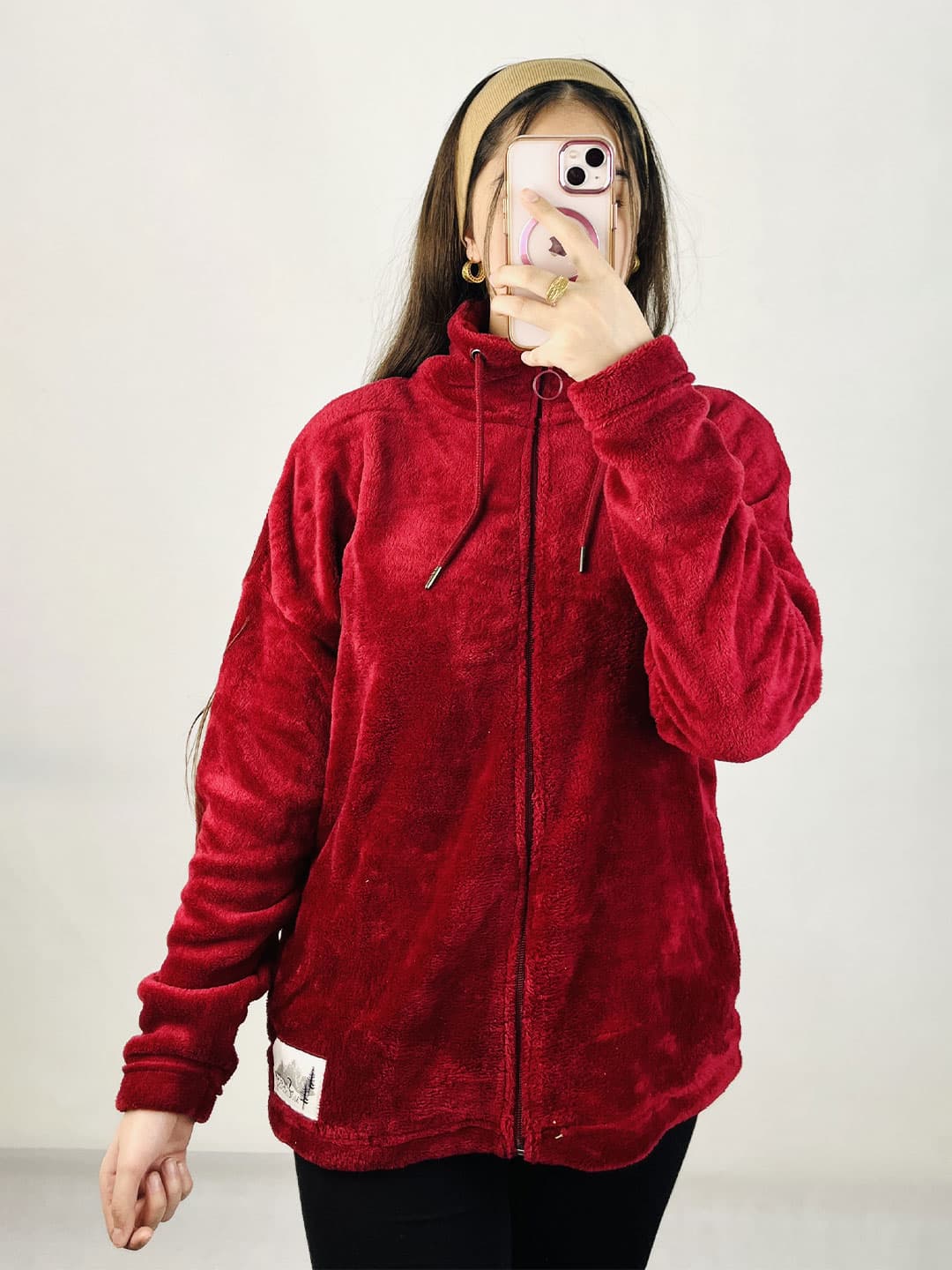 سویشرت زنانه اسمارا مدل تدی کد b2390