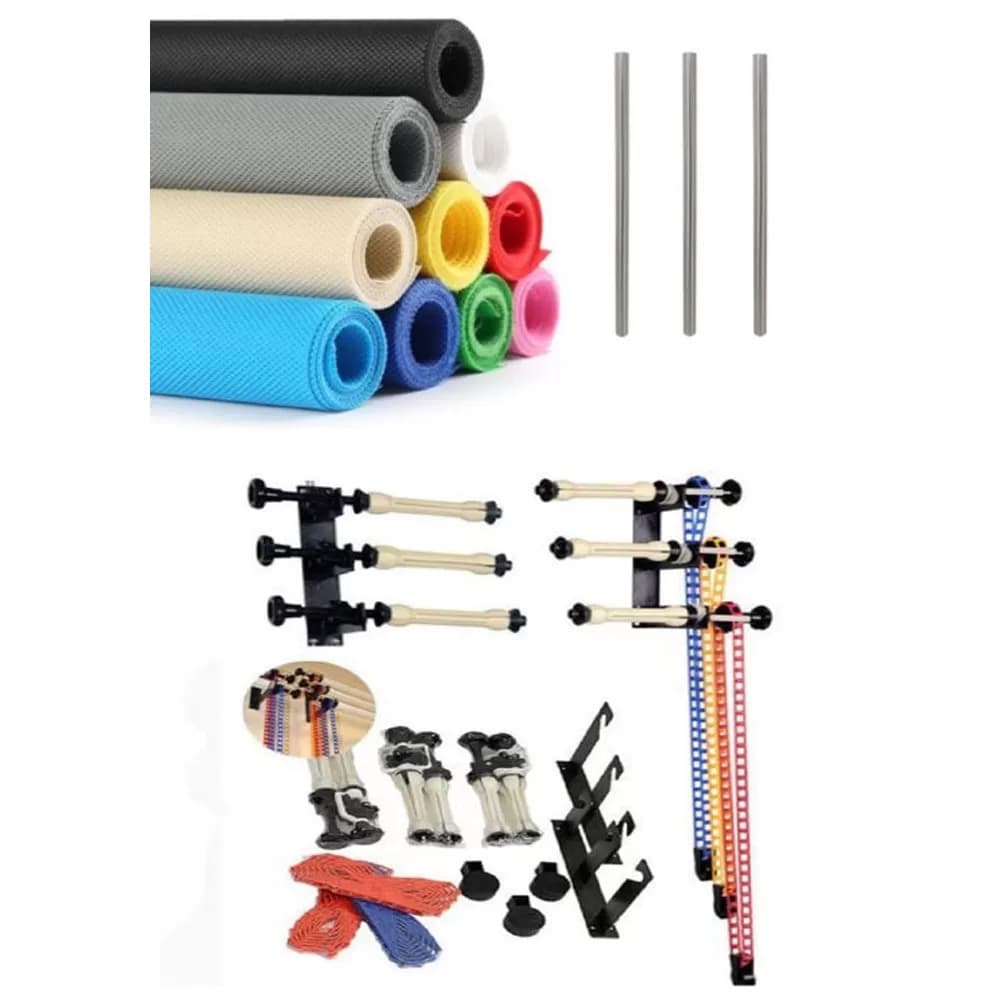 کیت فون زنجیری سه تایی پرو+فون 2x3m pro+لوله آهنی 2 متری