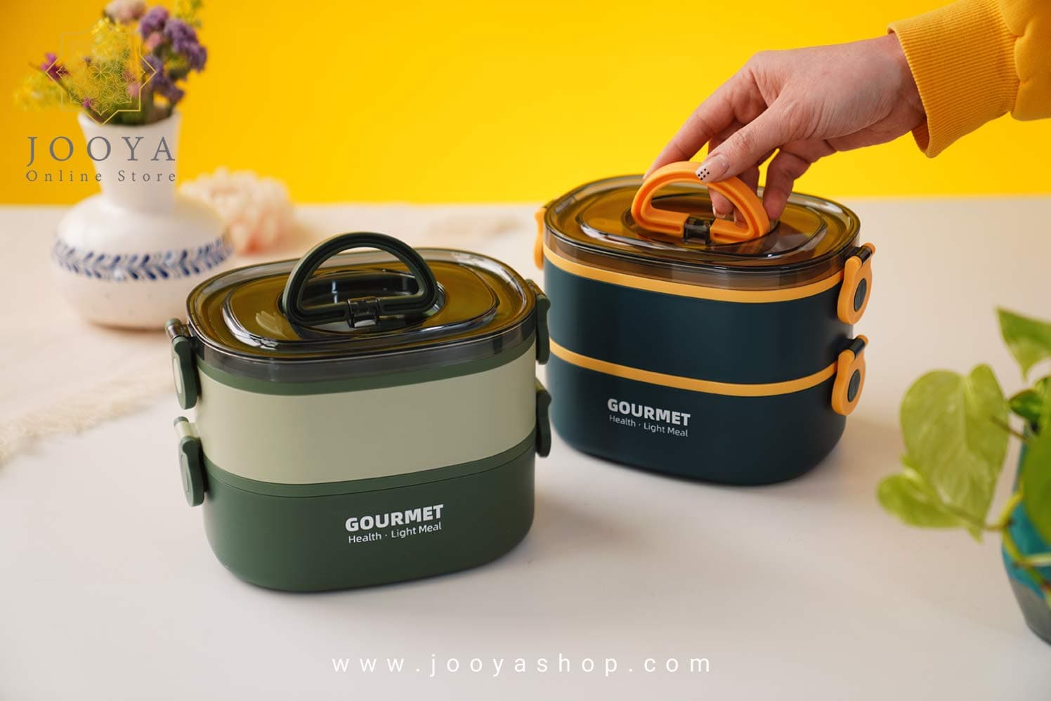 ظرف غذا دو طبقه مهتا