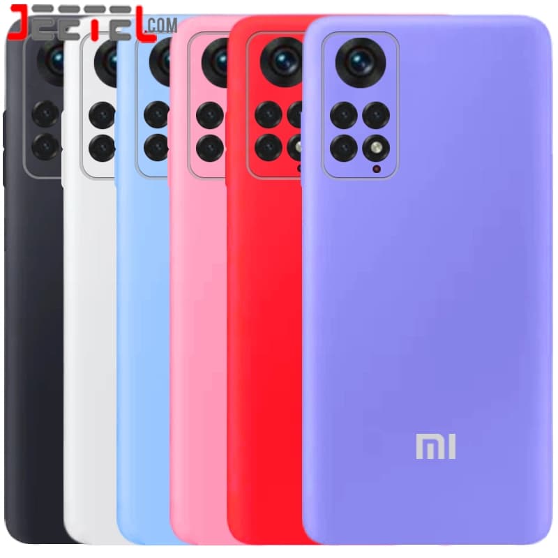 کاور سیلیکونی تک رنگ اورجینال Xiaomi Redmi Note 11 Pro 4G/5G مدل پاک کنی اصل محافظ لنزدار (متریال ویتنام)