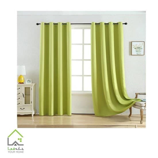 پرده کتان 280 در 140 دوتایی