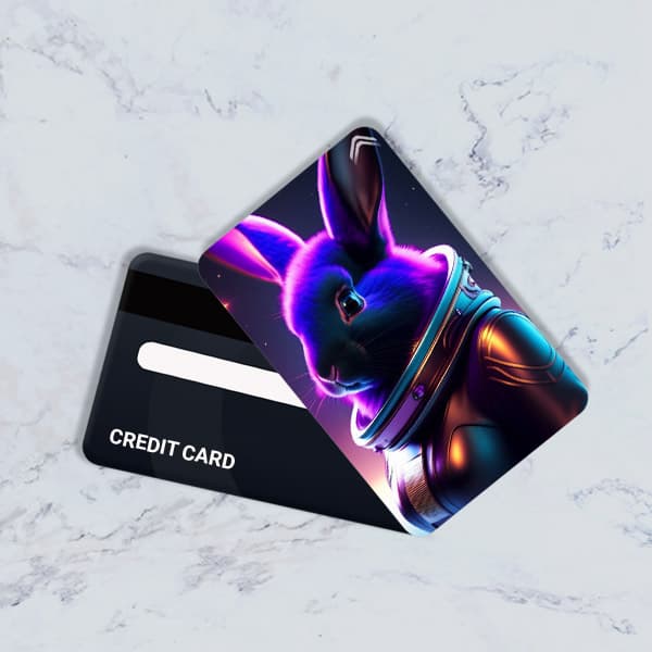 استیکر کارت بانکی مدل فانتزی خرگوش کد CAD84-K