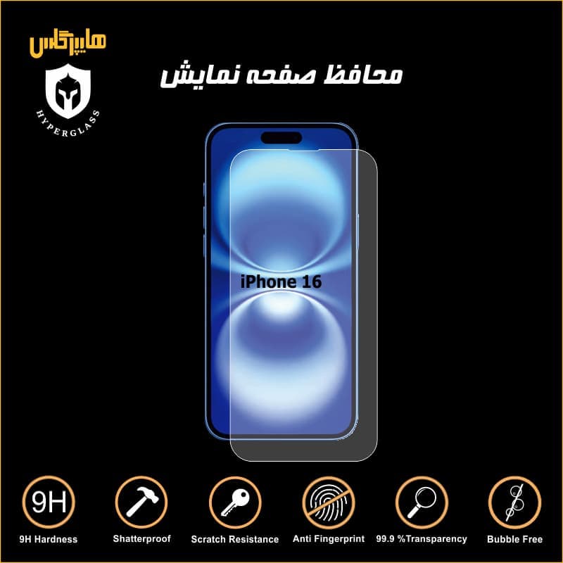 محافظ صفحه نمایش گوشی آیفون iPhone 16