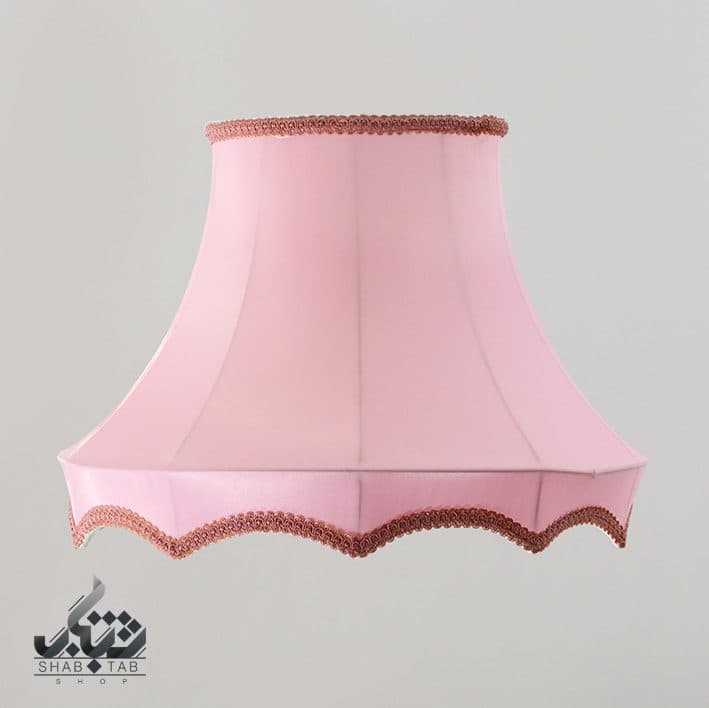 شید آباژور مدل دالبر برعکس سایز 45 صورتی – سرپیچ E27