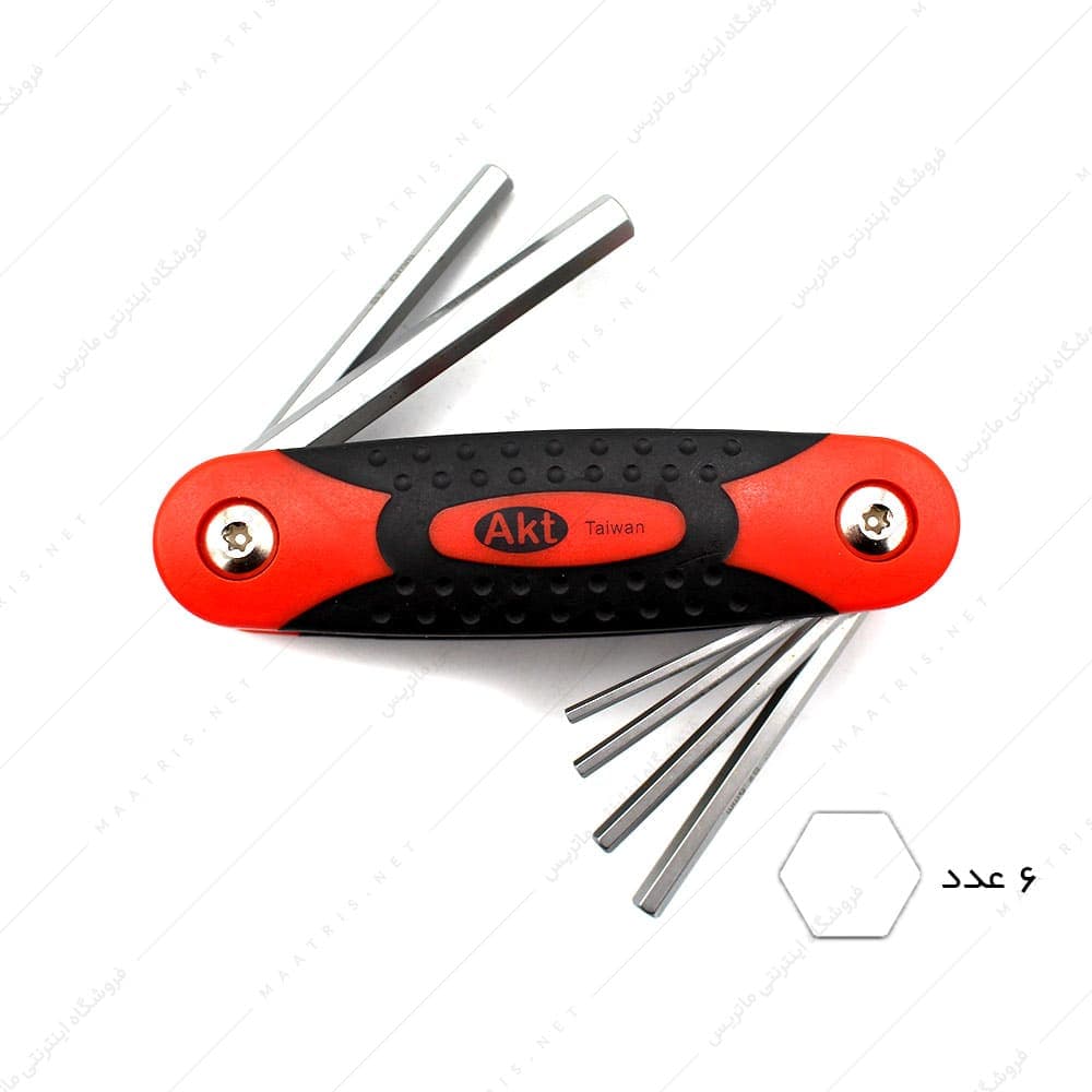 ست آلن مشتی 2.5 تا 8 میلی متر برند AKT