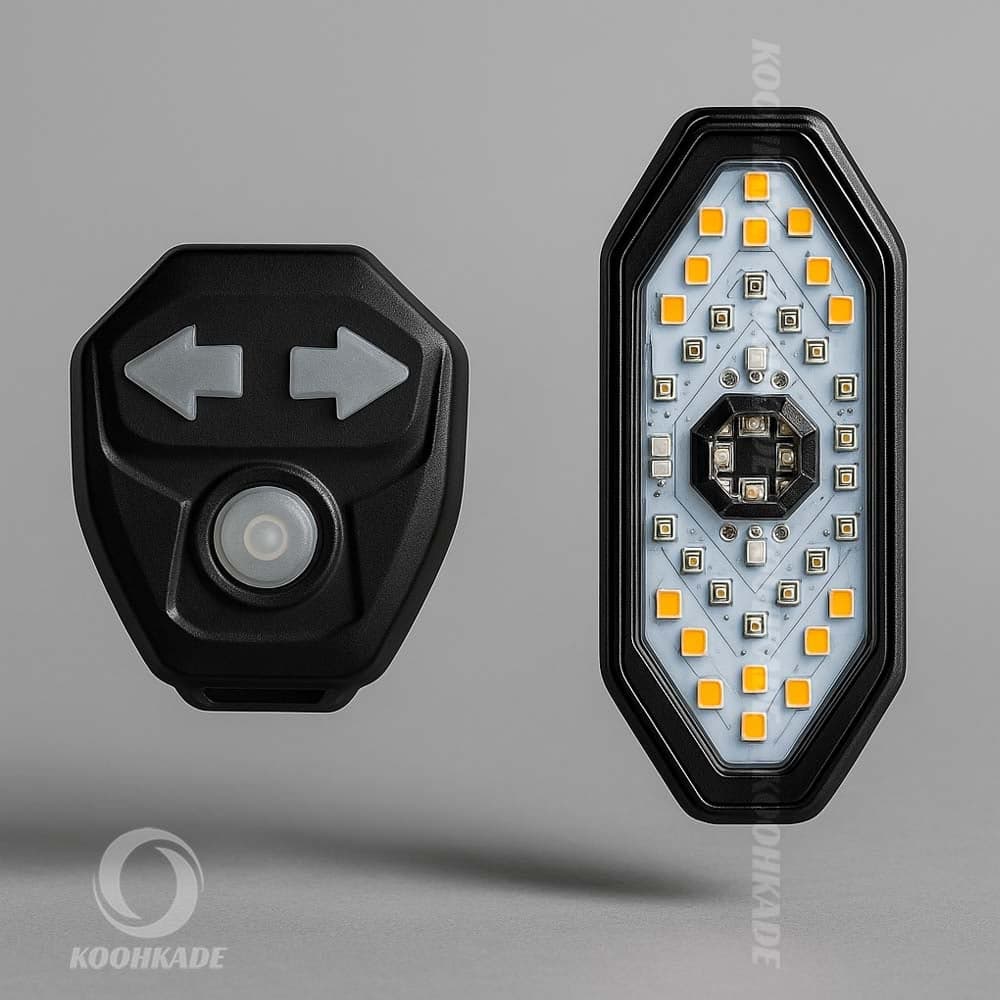 چراغ خطر دوچرخه راهنما دار وایرلس FY-1820