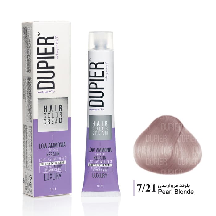 رنگ مو بلوند مرواریدی 7/21 دوپیر