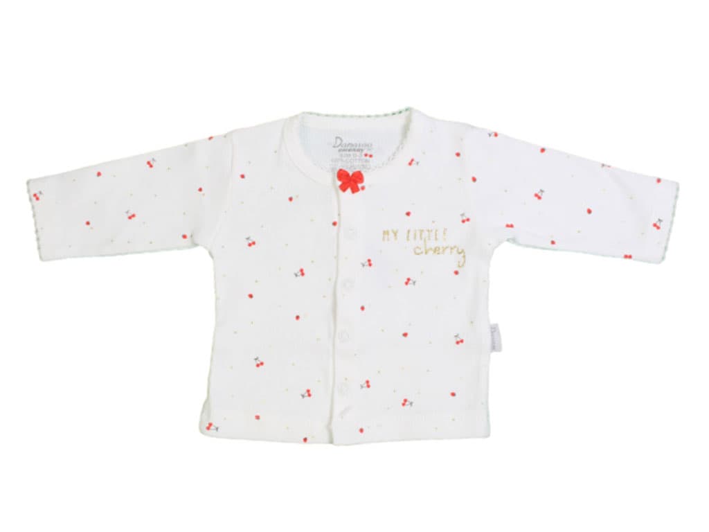 بلوز مانتویی نوزادی دخترانه طرح گیلاس دانالو Danaloo