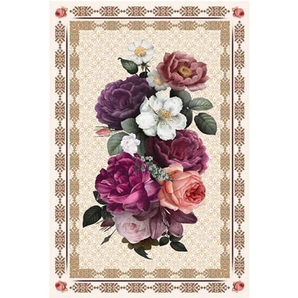 کاور فرش سه بعدی نگین ترمه مدل 33