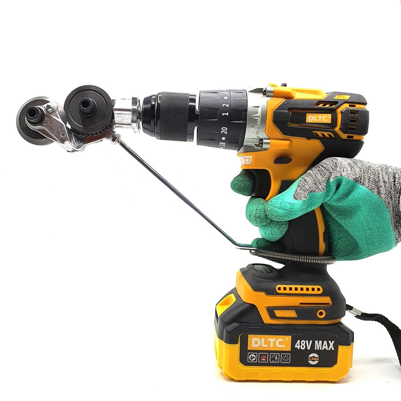 تبدیل دریل شارژی به قیچی ورق بر فولادی مدل prown