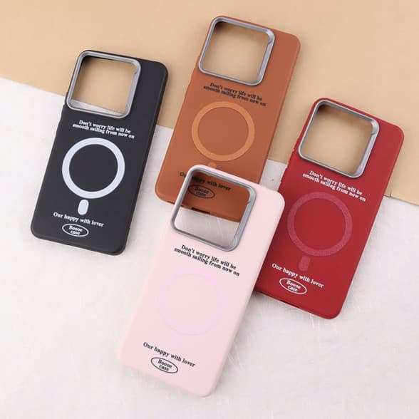 قاب چرمی طرح مگ سیف Xiaomi Redmi Note 14