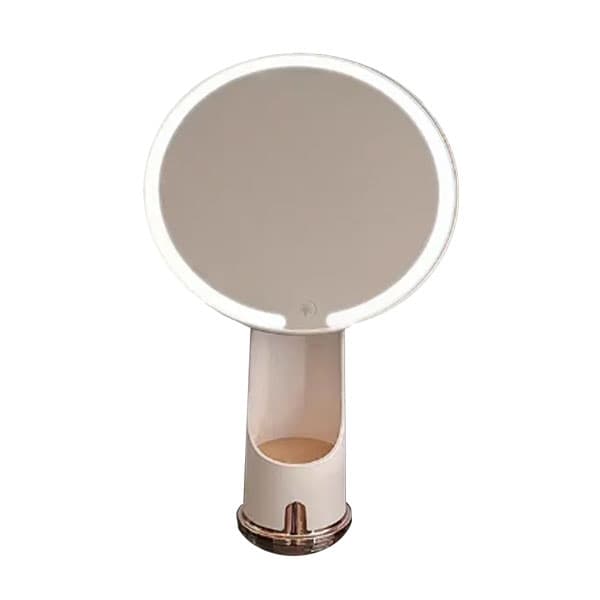 آینه آرایشی چراغ دار رومیزی با نور LED مدل HZJ-619