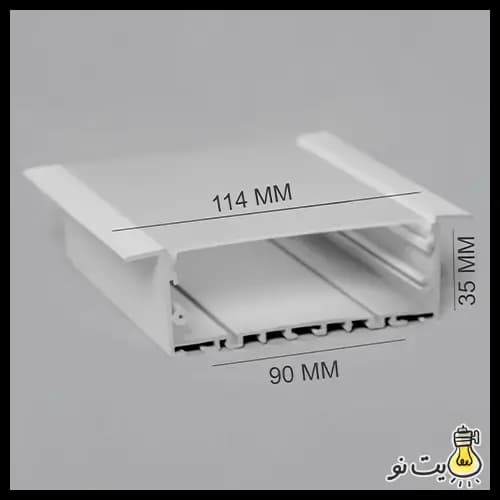 چراغ خطی لاینر توکار برش 9 سانت