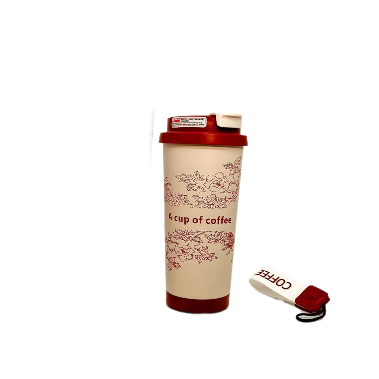 ماگ سفری کافی مدل flower-z گنجایش 0.5 لیتر