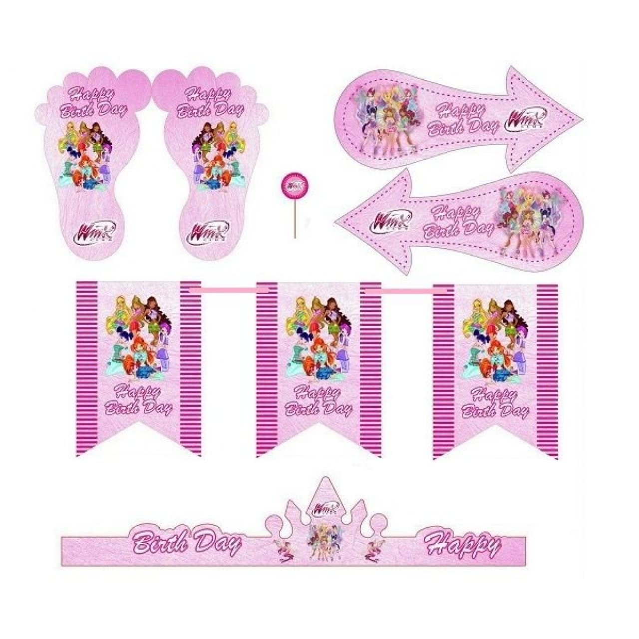 مجموعه 131 عددی تم تولد طرح دختران