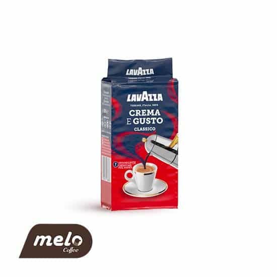 قهوه لاوازا مدل کرما گوستو کلاسیک Classico (آسیاب ۲۵۰ گرمی)