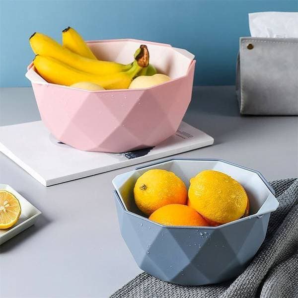 آبکش لگن 8 ضلعی نیلا 6 پارچه