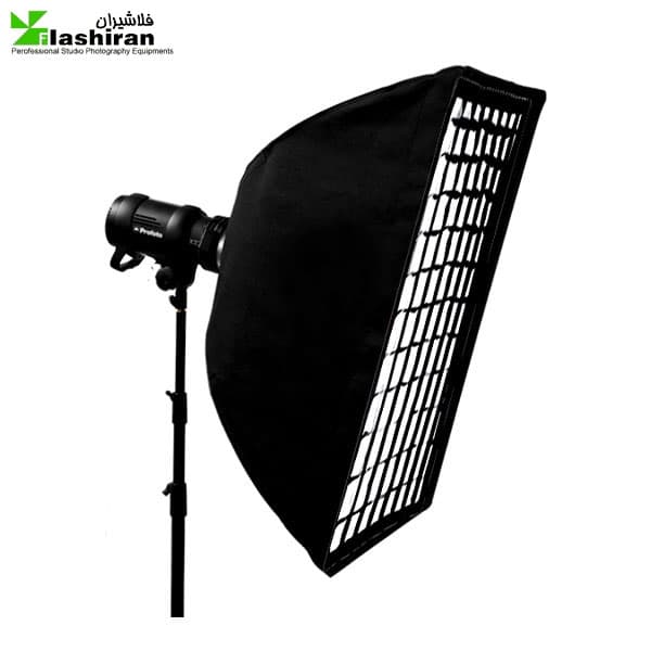 سافتباکس مربع ۶۰×۶۰ زنبوری Softbox with Grid